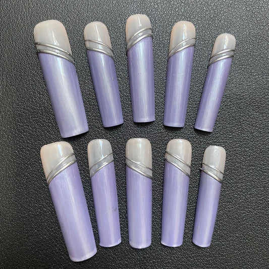 Purple Silver Gradient