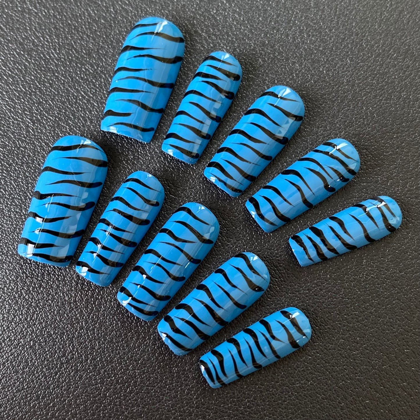 Blue Tiger Stripes