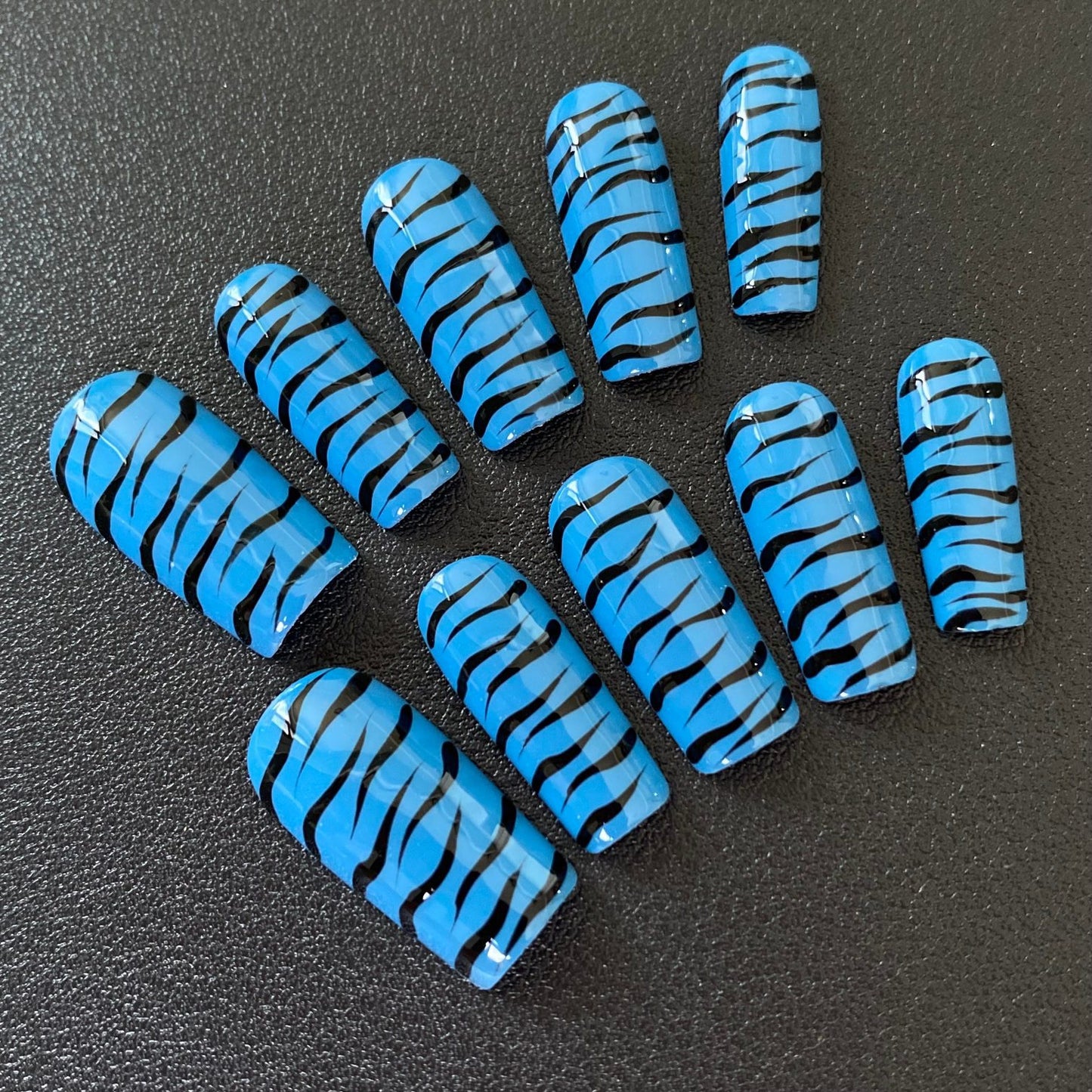 Blue Tiger Stripes