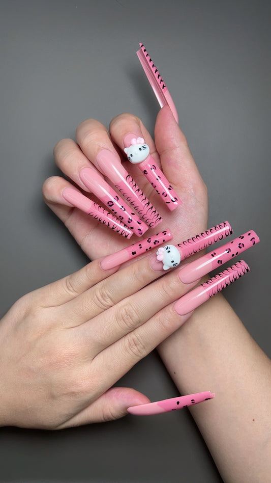 Extra long pink Hello Kitty 2