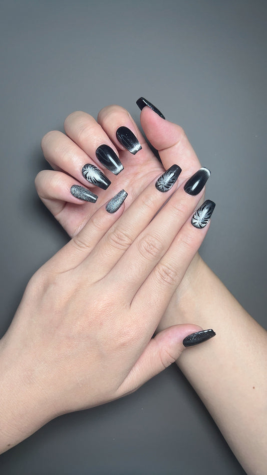 French black glitter