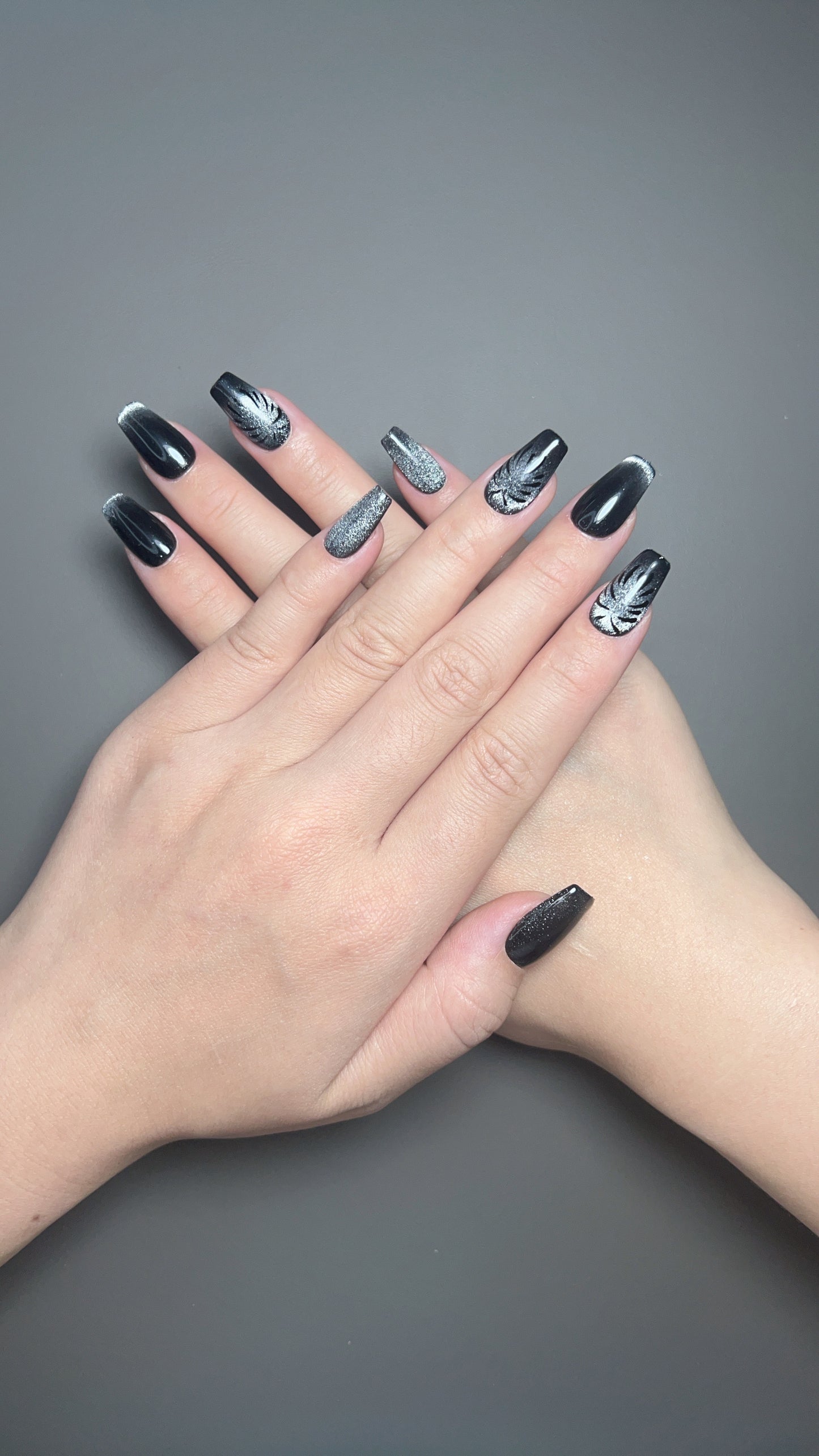 French black glitter